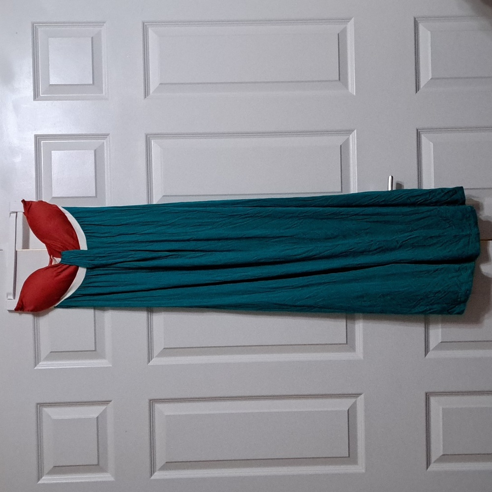 Never Worn, Multi Colored, Strapless, Maxi Dress - image 1